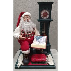 Vintage Santa The Night Before Christmas Cassette Player Holiday Creations 1994